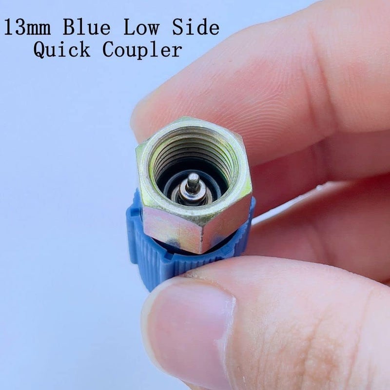 Aracey R12 to R134A AC Retrofit Fitting Adapter Kit, R12 R22 to R134A High/Low Fitting Port Retrofit 1/4’’ to 7/16"-20 UNF Conversion Adapter,Fits for AC Air Conditioner Refrigerant - Image 5